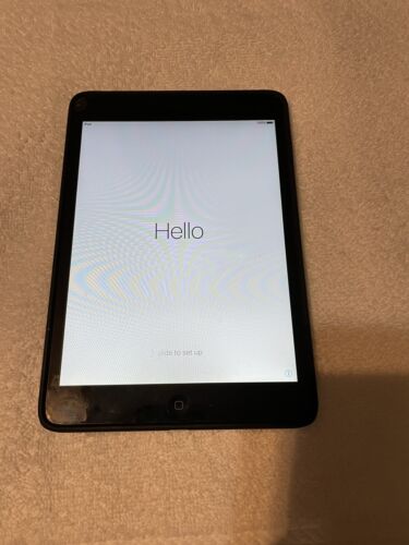 Apple iPad mini 1st Gen. 16GB, Wi-Fi, 7.9in - Black & Slate (CA) - Used - Afbeelding 1 van 4