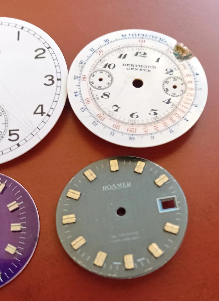 Cadran Montre Zenith pocket. Roamer .berthoud Geneve .Monvis 25 rubis - Image 3 of 4