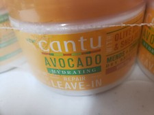 Lot of 3 Cantu Avocado hydrating Repair Leave-in 12oz
