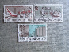 Indonesia, Scott# 1254-1256, used
