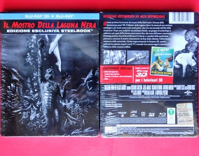 blu ray 3D+2D Steelbook Das Monster der schwarzen Lagune Creature from black lagoon v