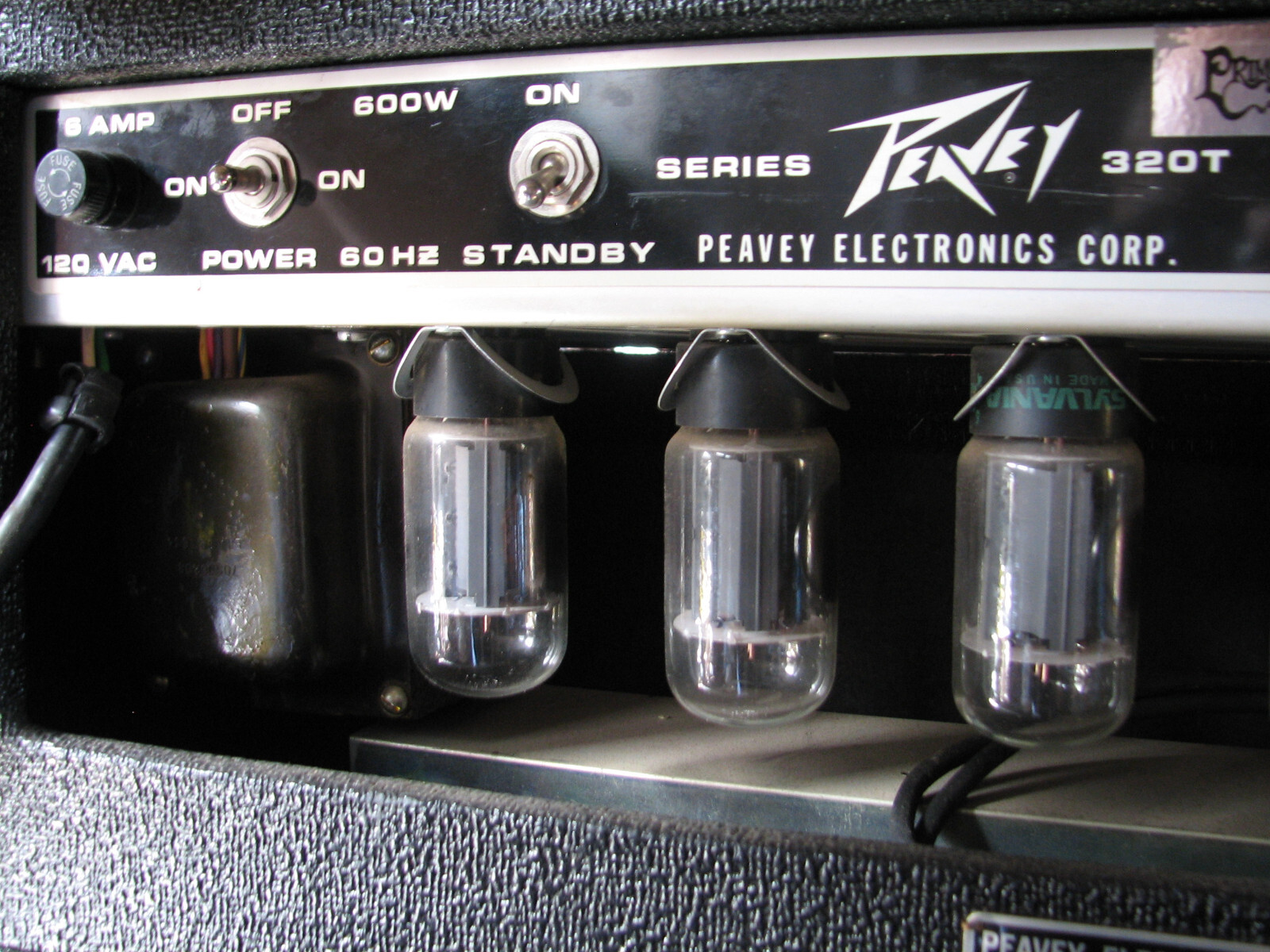 Peavey Mace 320T 160 Watt tube amp head, plus Peavey 4 x 12 speaker eBay