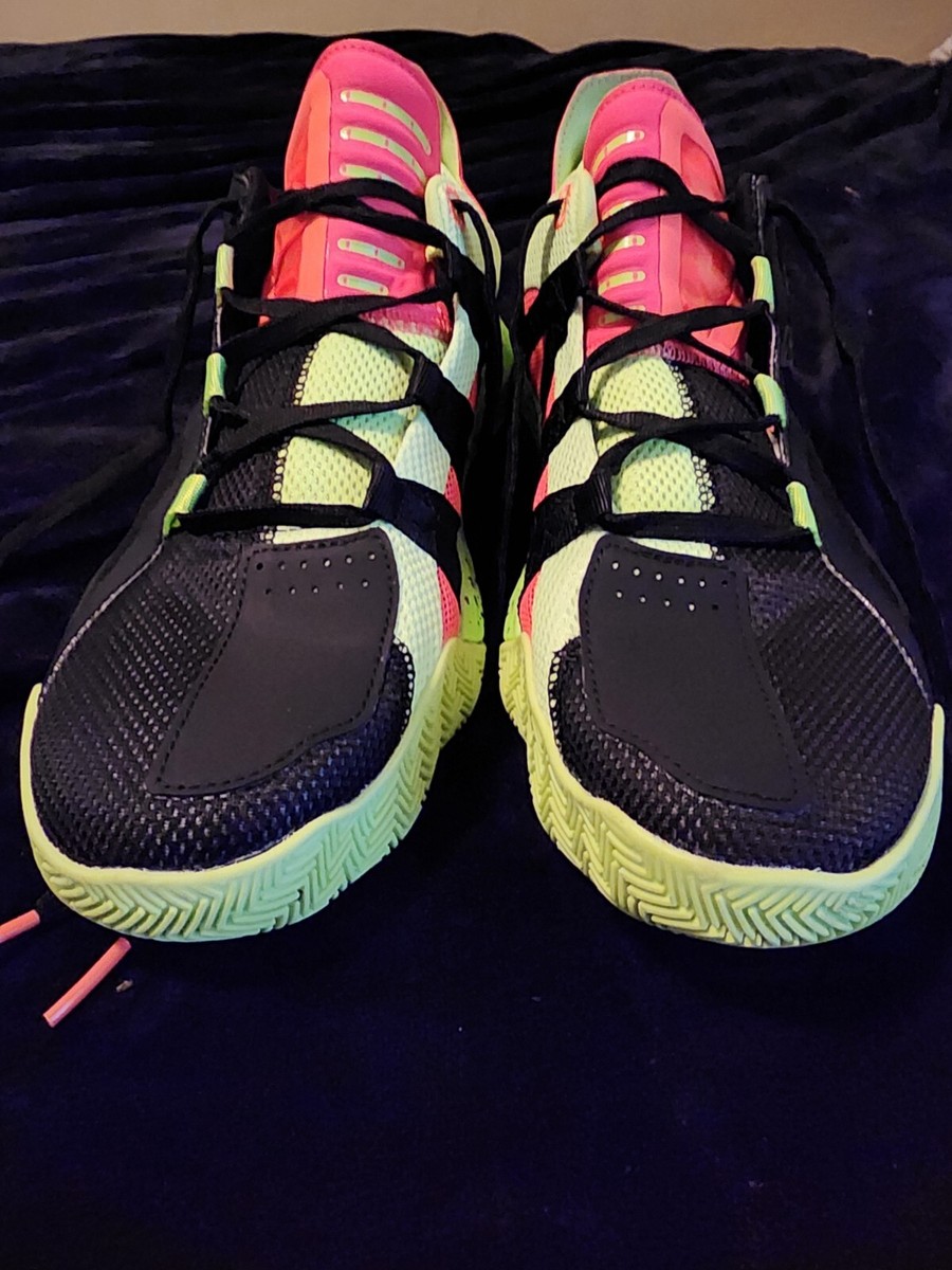 ADIDAS★DAME 6 GCA★SIGNAL GREEN/GLORY PURPLE/SIGNAL CORAL Adidas Dame 6 Signal Green/Coral | eBay