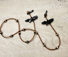 Handcrafted Beaded Eyeglass Lanyard Chain Holder Zuni Fetish Bear 24  