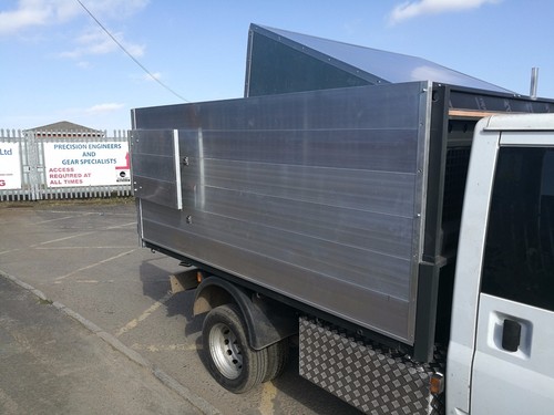 high sided tipper tree surgeon double alloy barn doors conversion tool boxes - Picture 5 of 9