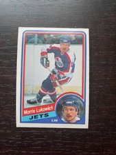 1984-85 O-Pee-Chee OPC Set Break #340 Morris Lukowich - Winnipeg Jets NM+