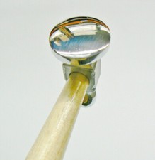 32mm Domed Face Chasing Hammer – Jewelry Metal Forming & Craft Tool