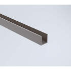 <!--F#f_0-->Glass Shower Screen 120cm Floor Channel in Gunmetal<!--F/-->
