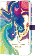 2026-2028 Pocket Planner/Calendar - 3 Year Monthly Planner 2026-2028, Jan 2026 -