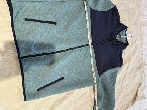 NWT Marine Layer Corbet Full Zip Jacket Mens Large Porcelain Mood Indigo $145 image 5