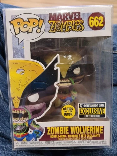 Funko #662 ZOMBIE WOLVERINE BOBBLE-HEAD FREE SHIP LOWER 48 STATES GLOWS IN DARK
