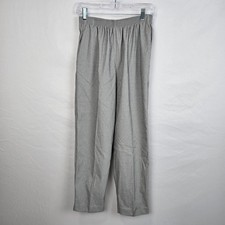Alfred Dunner Comfort Waist Pants Women's 8 Proportioned Short Gray Pull On NWT