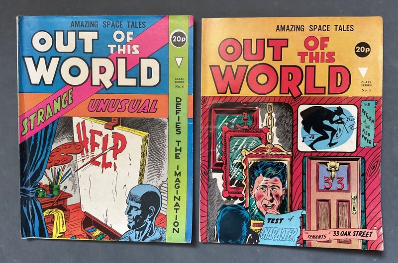 ALAN CLASS 'OUT OF THIS WORLD' Lot x2 Comics #5 & 6 STEVE DITKO