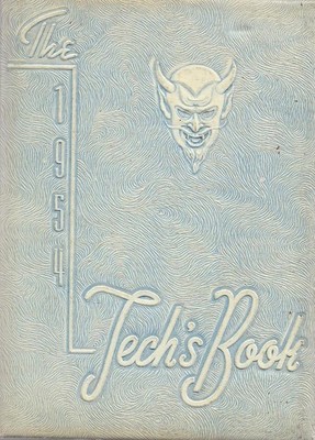 1954 HUME-FOGG HIGH SCHOOL YEARBOOK,TECH'S BOOK, NASHVILLE, TN