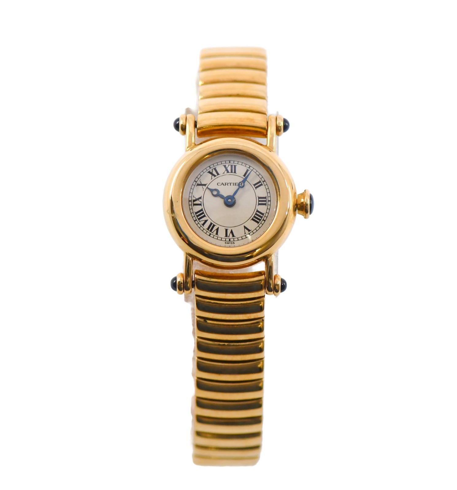 Cartier Mini Diabolo 18K Yellow Gold Ladies Watch W15115M1