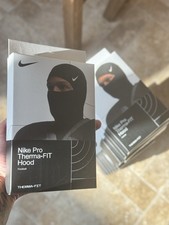 Nike Pro Hyperwarm Hood Therma-FIT Ski Mask Balaclava Black Unisex NWT