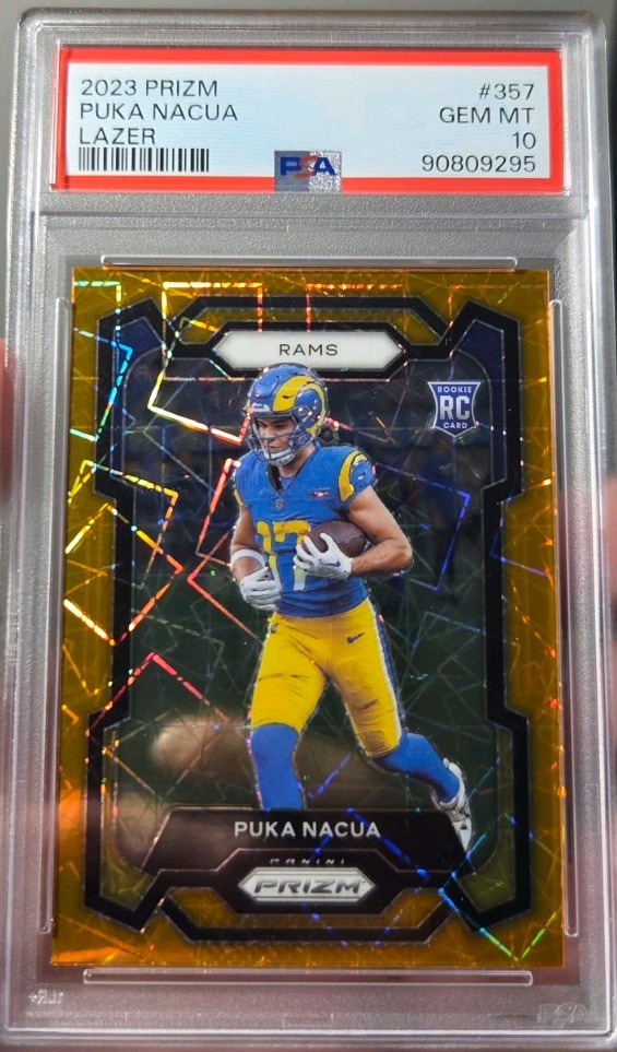 Puka Nacua Panini Prizm #357 Lazer