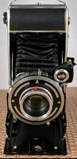 German Franka Rolfix Folding Camera - 105mm F3.8 Lens Vintage 1950s Not Working