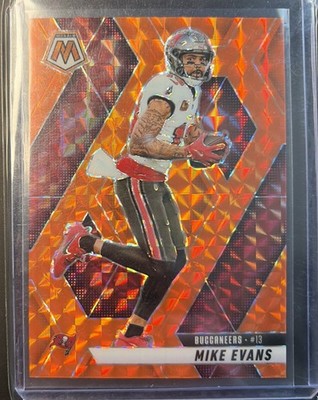 2025 Mosaic Mike Evans Orange Prizm 11/199 #192 Jersey Number