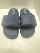 Cat  Jack Boy's Size Medium  2-3 Kris Sport Slide Sandals Navy Blue