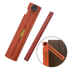 Multiangle Woodworker Marking Ruler Gauge for Precise Horizontal Positioning