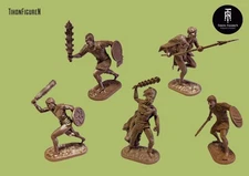 TihoNfigureN Toy Soldiers INDIAN OTOMI Set #2 Scale 1:32 December 2025