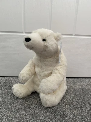 Jellycat London I Am Small Elwin Polar Bear Plush Toy Soft Toy EL6PB - Image 1 of 4