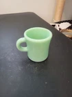 Fire King Jadeite "C" Handle Oven Ware Coffee Mug Cup Thick Heavy VTG