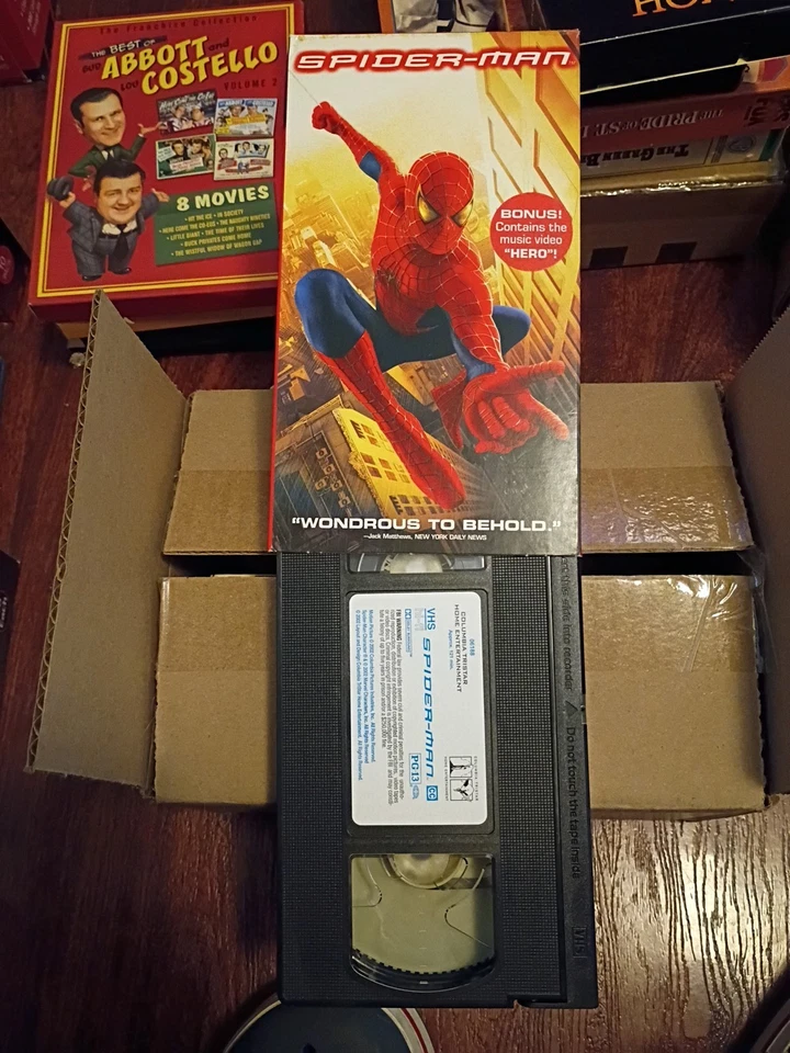 Spiderman VHS Movie, Dumb And Dumber, Saturday Night Fever, 6 Total - Image 2 of 4