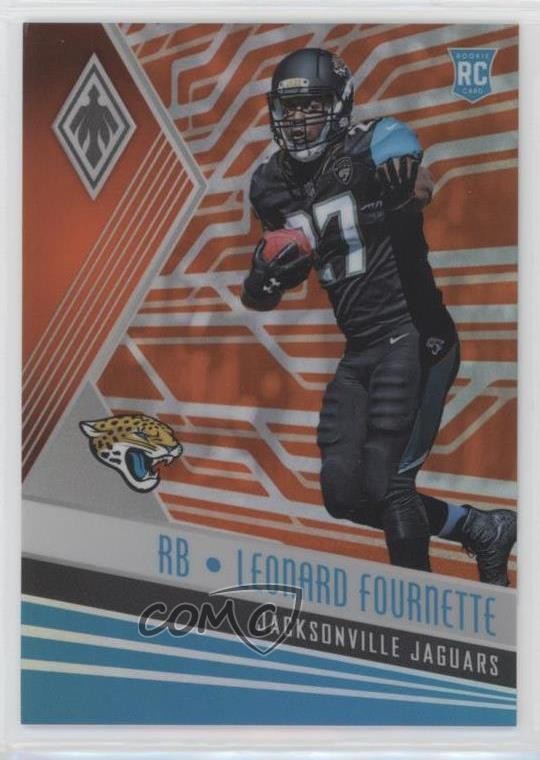 2017 Panini Phoenix Rookies Orange 69/99 Leonard Fournette #109 Rookie RC 2d0