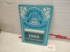 DDR S&Auml;CHSISCHER K&Uuml;CHENKALENDER 1988 ABREI&szlig;KALENDER KALENDER REZEPT OSTALGIE VEB
