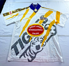 Vintage Tigres UANL Michelin Sponsor Jersey Sayros Liga MX 90s Soccer