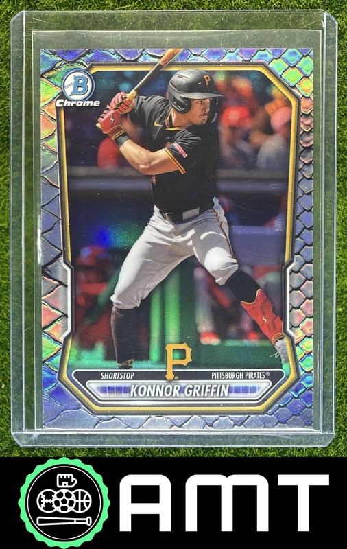 Konnor Griffin 2026 Bowman Reptilian Refractor Chrome Pittsburgh Pirates #BCP-92