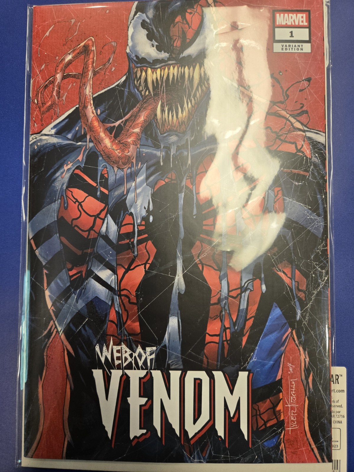 🔥🕷️ WEB OF VENOM #1 TYLER KIRKHAM 616 COMICS Trade Dress Variant A LTD 3000