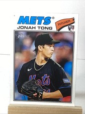 2026 Topps Heritage #137 - Jonah Tong Rookie RC New York Mets