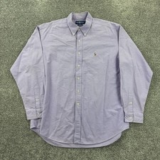 Polo Ralph Lauren Blake Shirt Mens XL Purple Plaid Button Down Long Sleeve