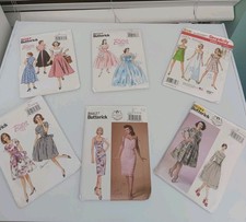 6 Retro Butterick Dress Sewing Patterns Simplicity 70's Sz 14 16 18 20 22 Lot