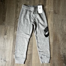 NWT Nike Kids Athletic Sweatpants Casual Activewear  Gray  Size 7 Large 