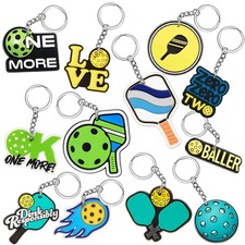 Batiyeer 36 Pack Paddle Ball Keychains Bulk Sports Party Favors Pickleball