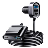 Joyroom Kfz-LadegeräT 72W, 5-Fach, 2Xpd/2Xqc3.0, 1,5M, Schwarz