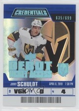 2019 Upper Deck Credentials Debut Ticket Access 635/699 Tier 2 Jimmy Schuldt z6b