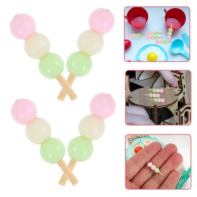  10 Pcs Doll House Food Accessoires Mini-Essen Vorgeben Puppenhaus-Food-Modell