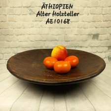 &Auml;THIOPIEN AMHARA ALTER TELLER HOLZ OLD PLATE WOOD ANCIENNE PLAT BOIS djenne001