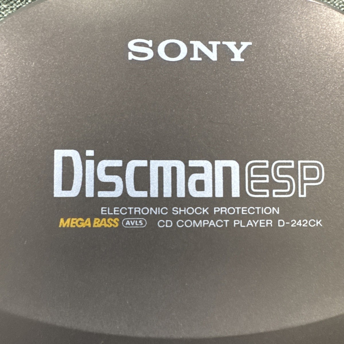 Sony Discman ESP CD Compact Player D-242CK Mega Bass Walkman FOR