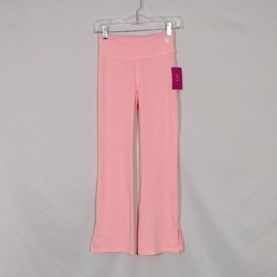 NWT Layer 8 Big Girls Pink Candy Flare Leggings Size Medium