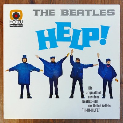 The Beatles HELP! HÖRZU SHZE 162 A-1/B-1 ''Hilde'' deutsche Stereo LP Top Zustand