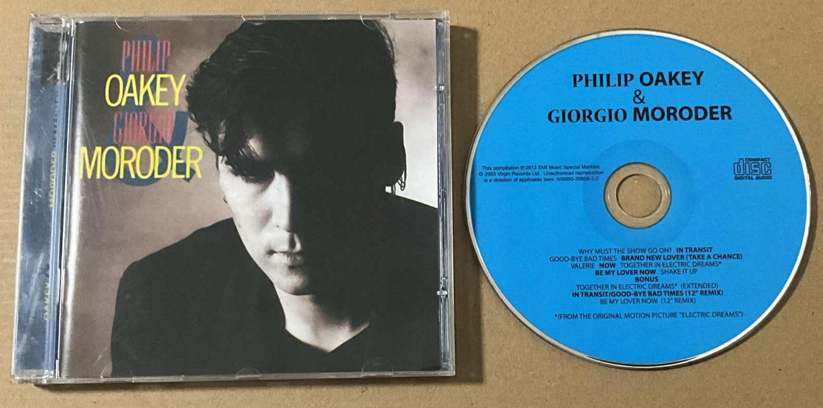 Philip Oakey Giorgio Moroder Rare Ltd USA Cd Inc Bonus Tracks 2012 Human League