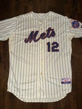 New York Mets 2010 Jeff Francoeur Game Worn Used Jersey Autograph