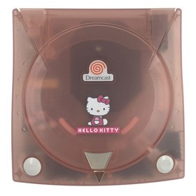 SEGA Dreamcast HKT-6500P Hello Kitty Skeleton Pink Limited Complete JAPAN