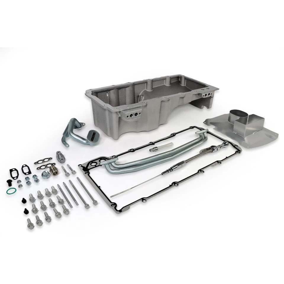 LS Engine Front Wet Sump Polished Oil Pan For 1970-1981 Chevrolet Camaro 81076 - Imagem 2 de 4